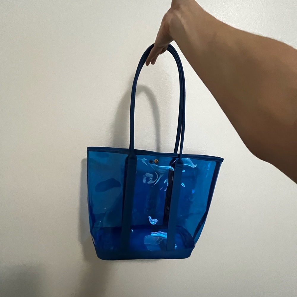 Y2K Blue Tote Bag